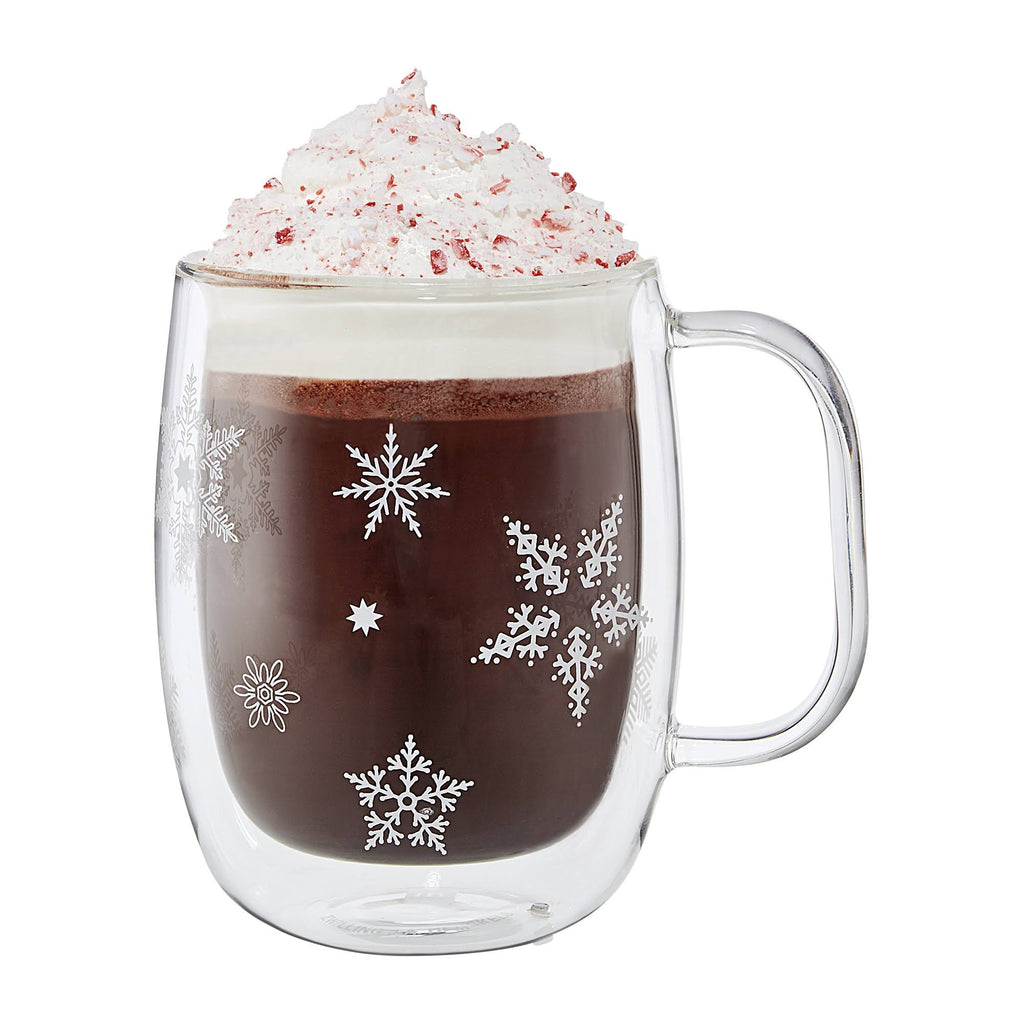 Double Wall Glass Coffee Mug Set J7998