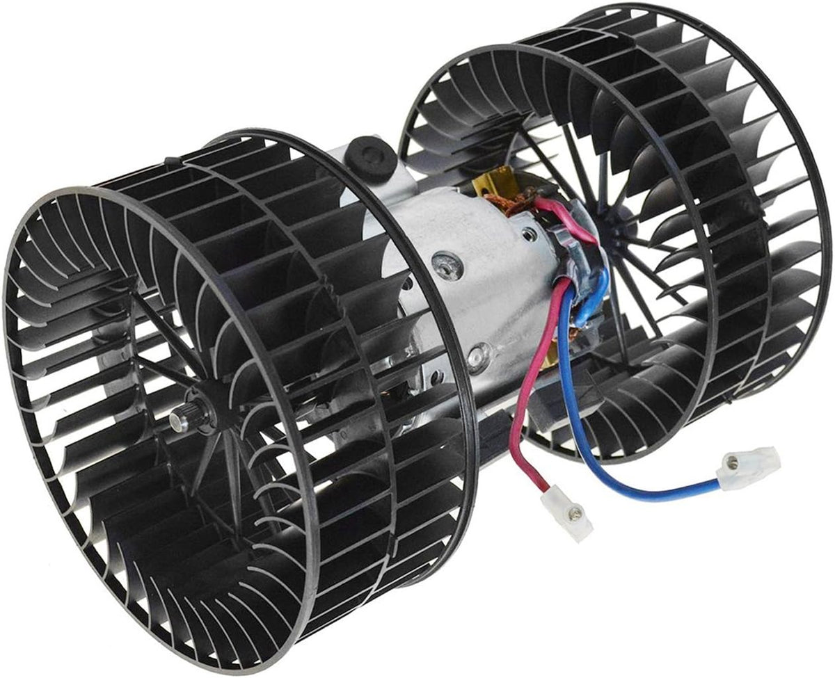 Front Heater Blower Motor with Dual Fan Cage N7854