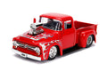 Glossy Red with Flames 1/24 Diecast Model Car J4402