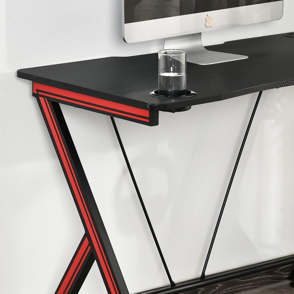 47 inch Gaming Computer Desk with Cup Holder J915349