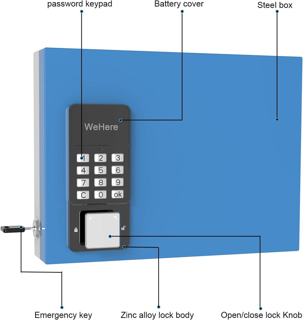 Metal 16 Key Cabinet Wall Mount H57800