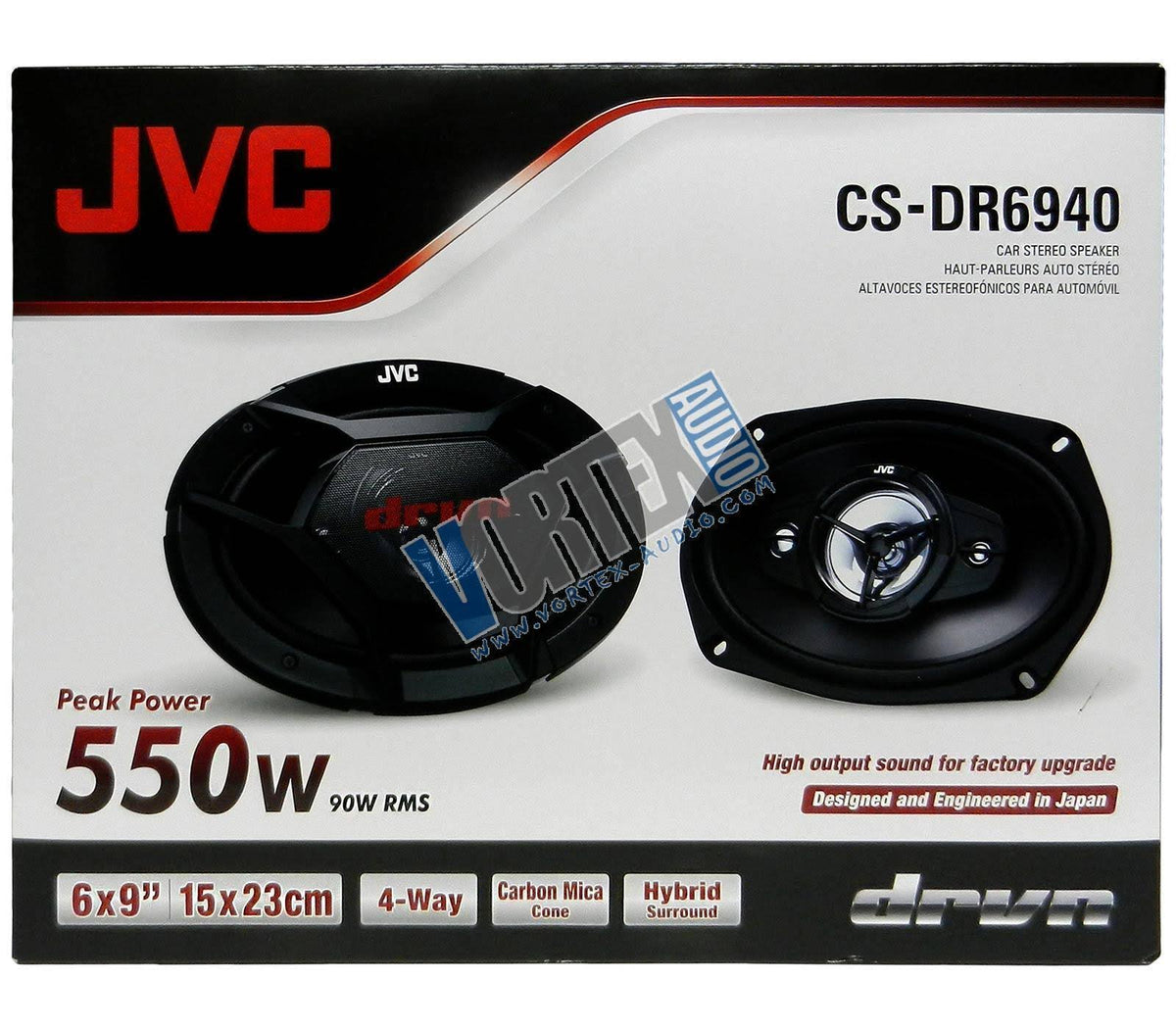 6x9 4-Way Car Speakers R101