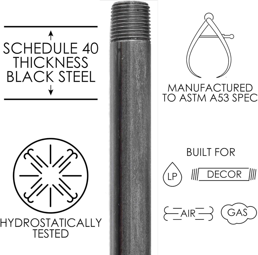 1” x 14” Malleable Cast Iron Pipe Connector L89485