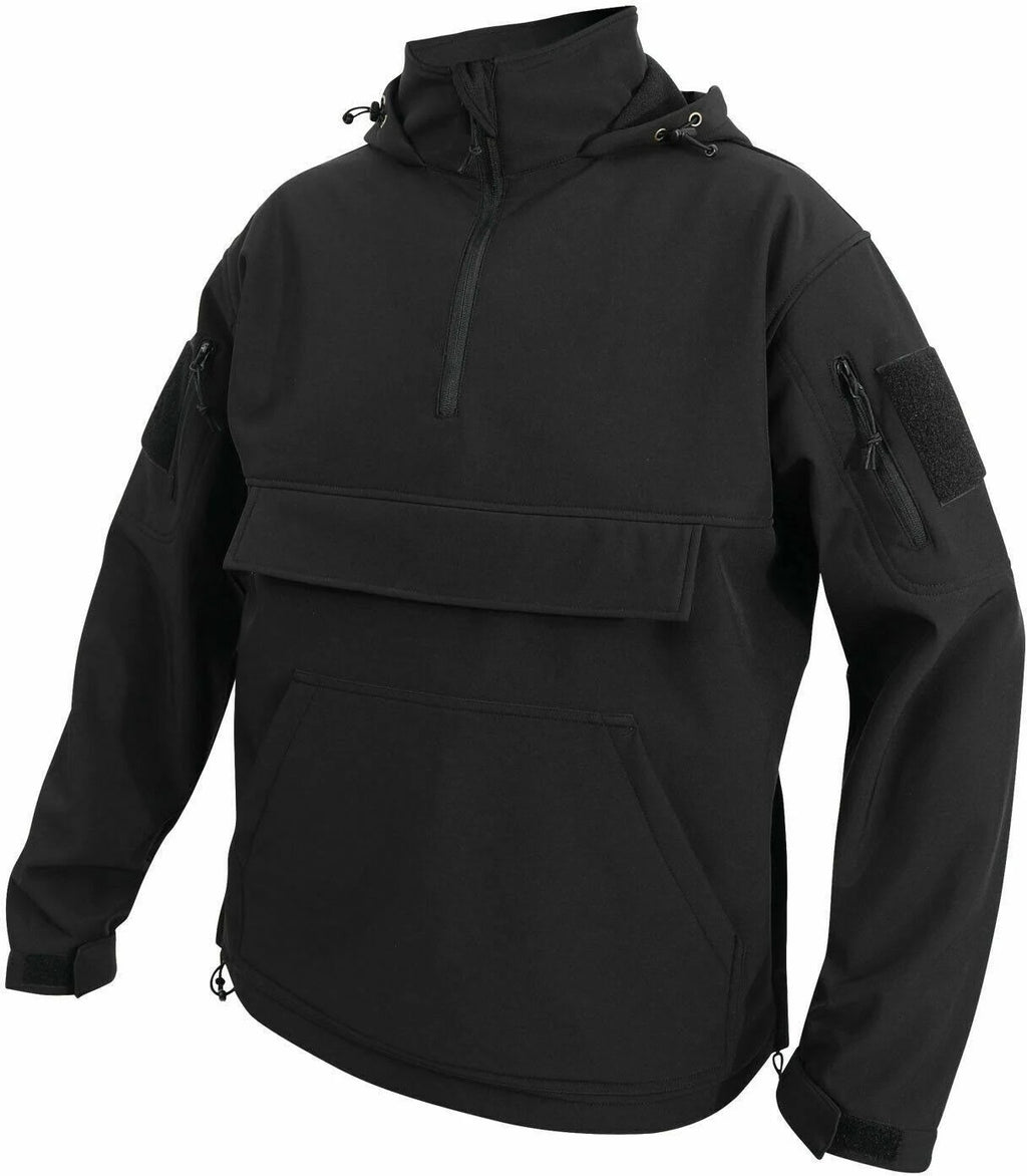 Black Soft Shell Anorak N300296