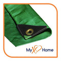12 x 24 Green Heavy Duty Tarp / Canopy Q3725