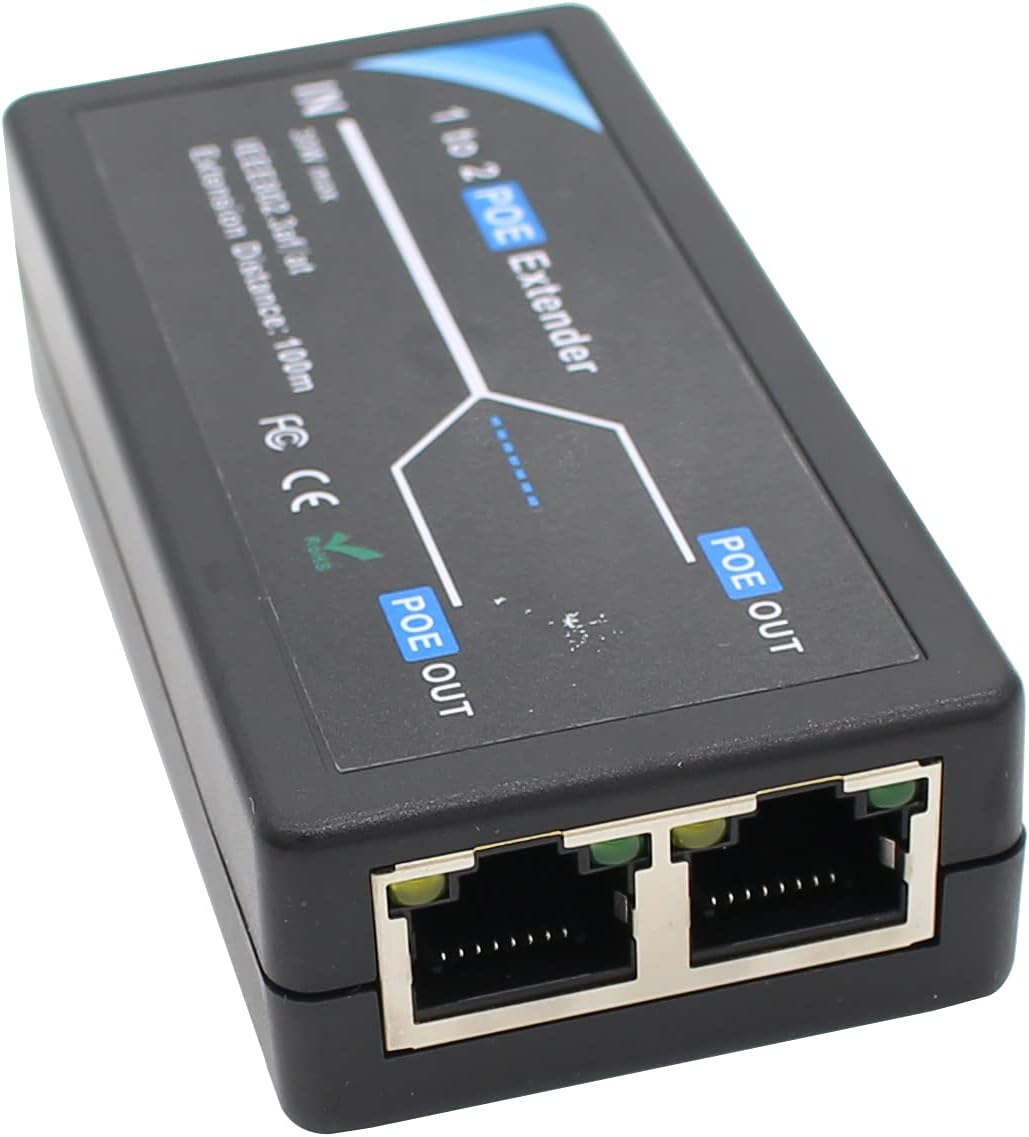 2 Port PoE Extender 100m 10,100Mbps J48048