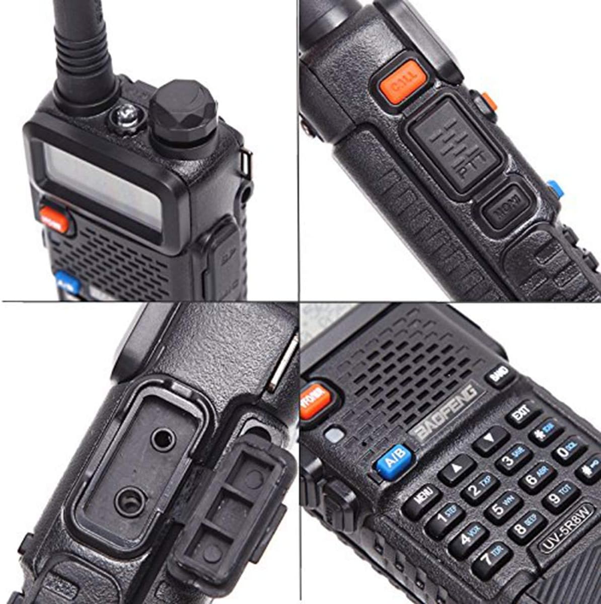 Portable Two-Way Radio with 3800mAh Battery and Tactical Antenna K4486
