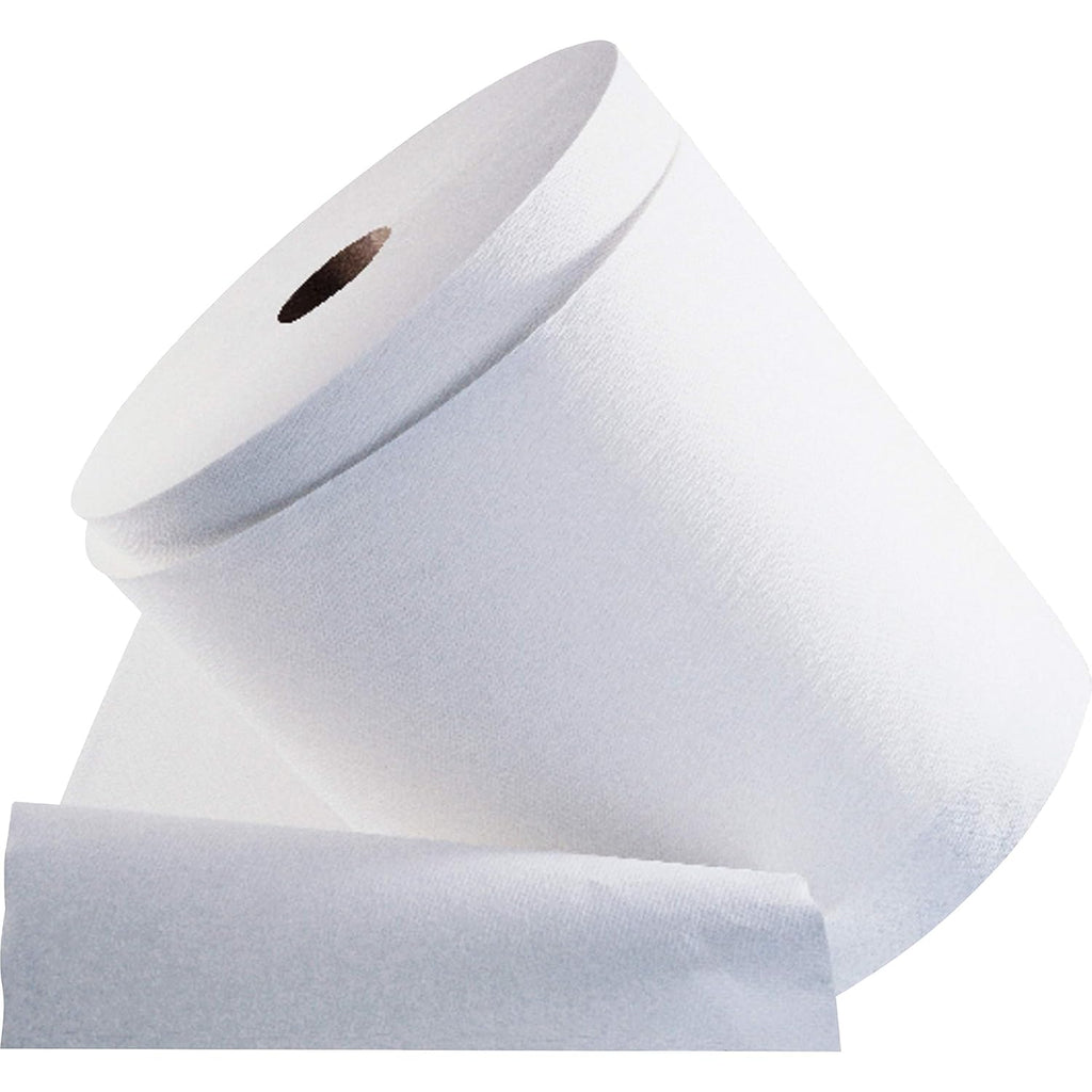 White Hard Roll Paper Towels, 6 Rolls J20193