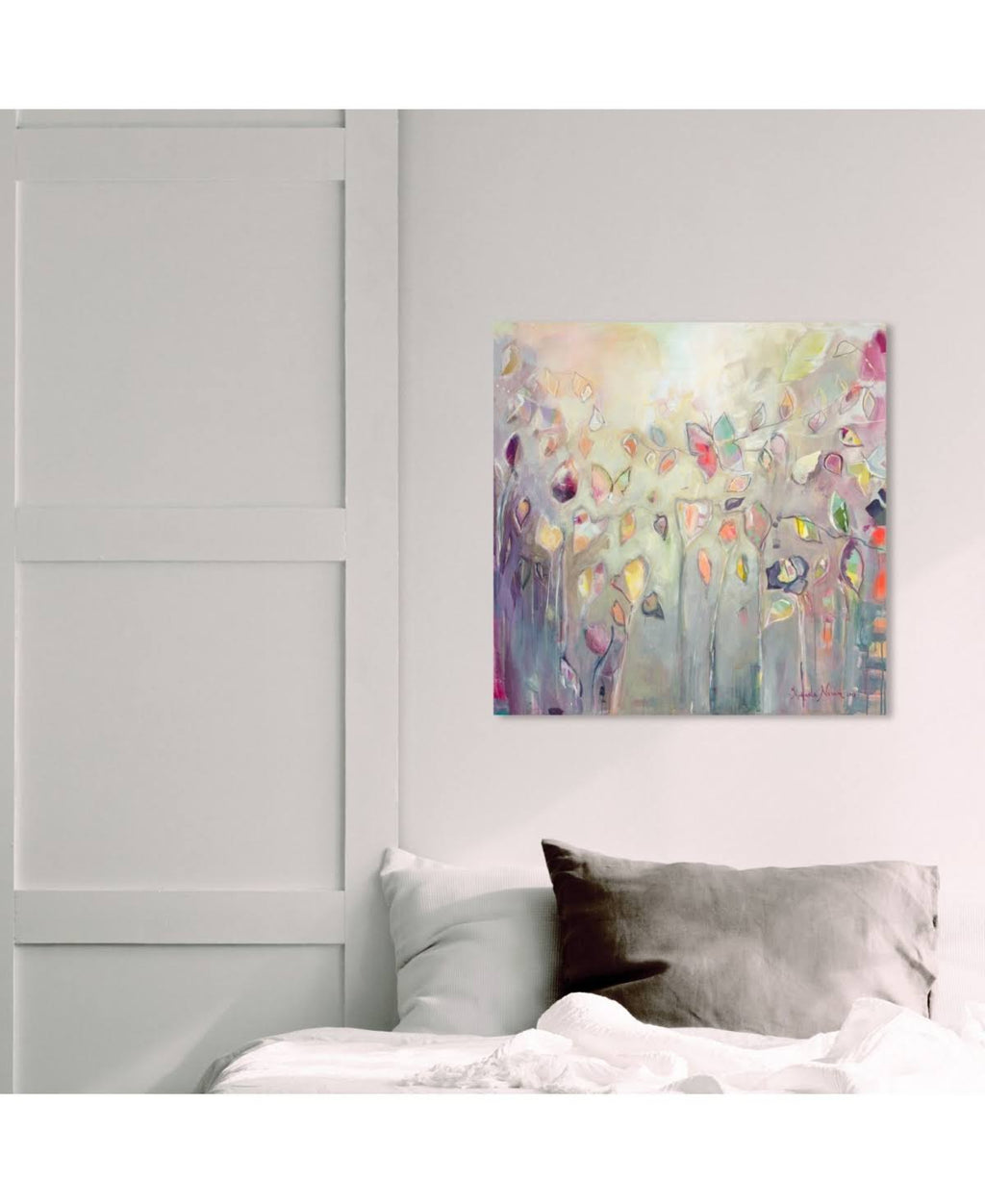 Purple Butterfly Canvas J162