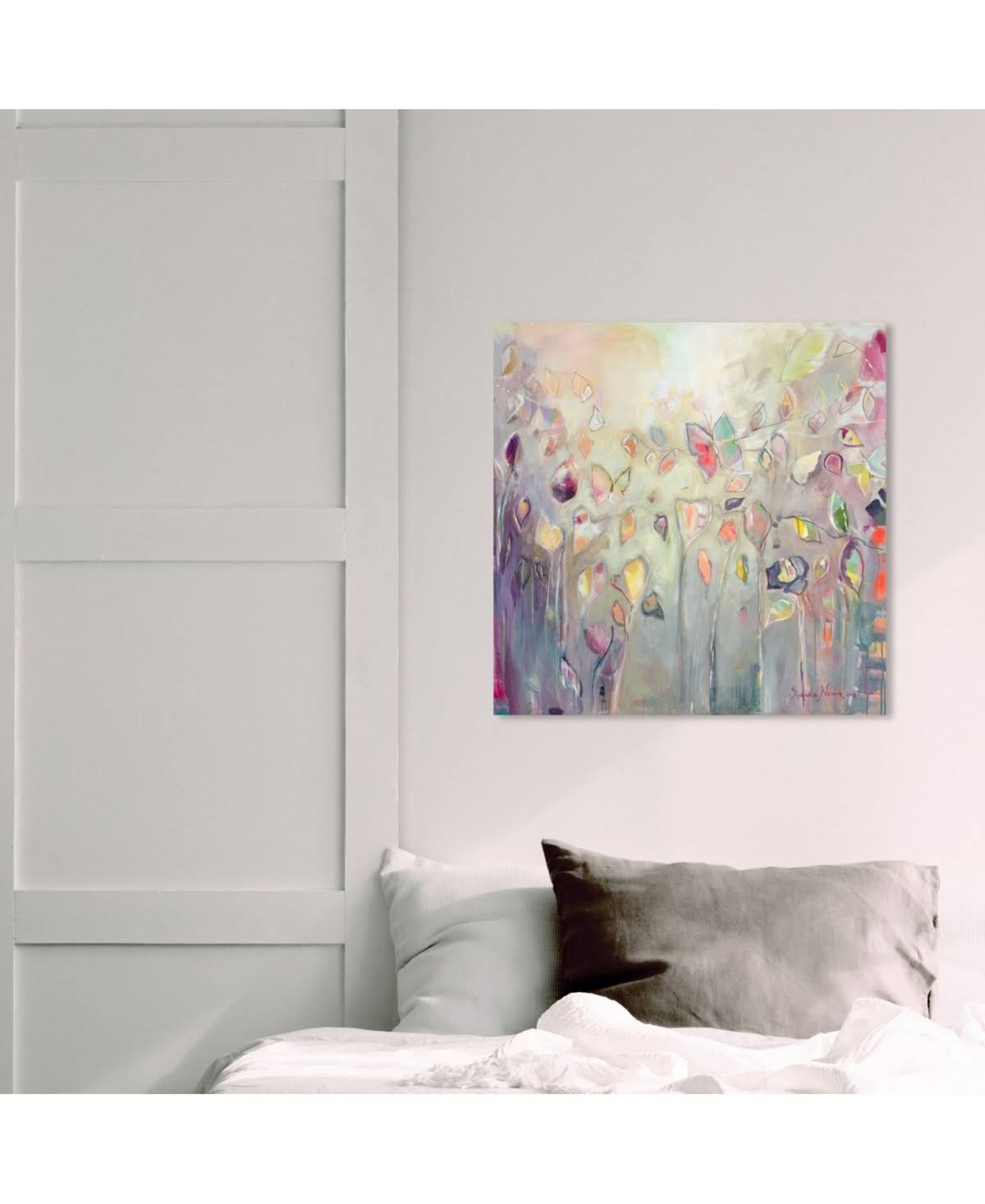 Purple Butterfly Canvas J162