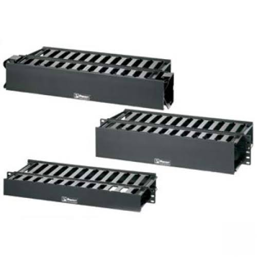 1U Black Horizontal Cable Manager K9996