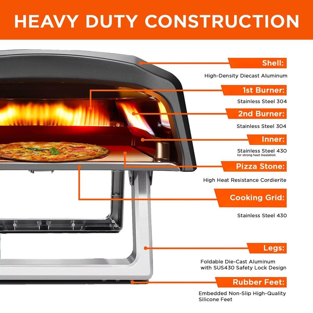 Propane Gas Portable Outdoor Pizza Oven R746