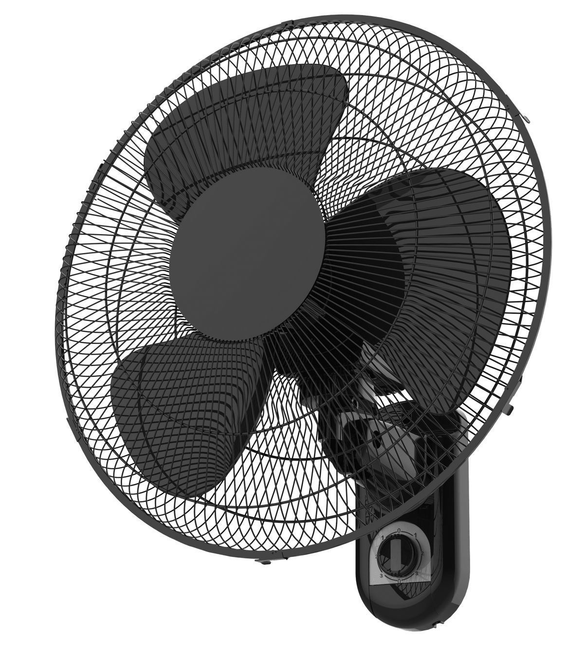 16 3-Speed Oscillating Wall Mount Fan T526