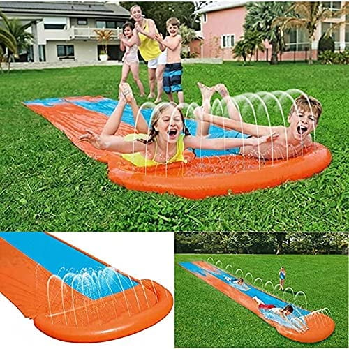 16 Foot Inflatable Water Slide with Sprinkler Q271331