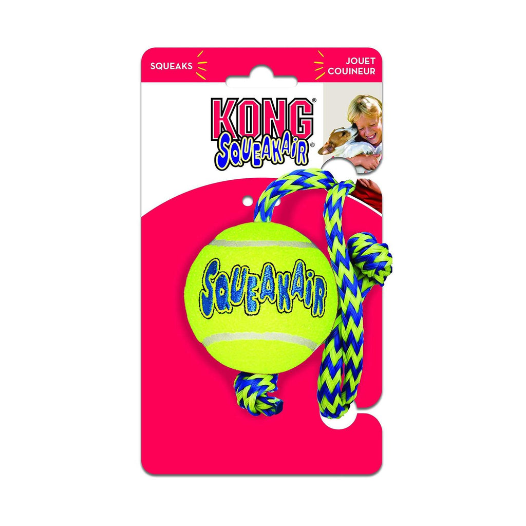 SqueakAir Ball with Rope Q14369