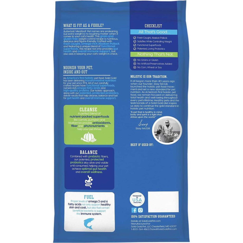 Grain-Free Alaskan Pollock Dry Cat Food D3222