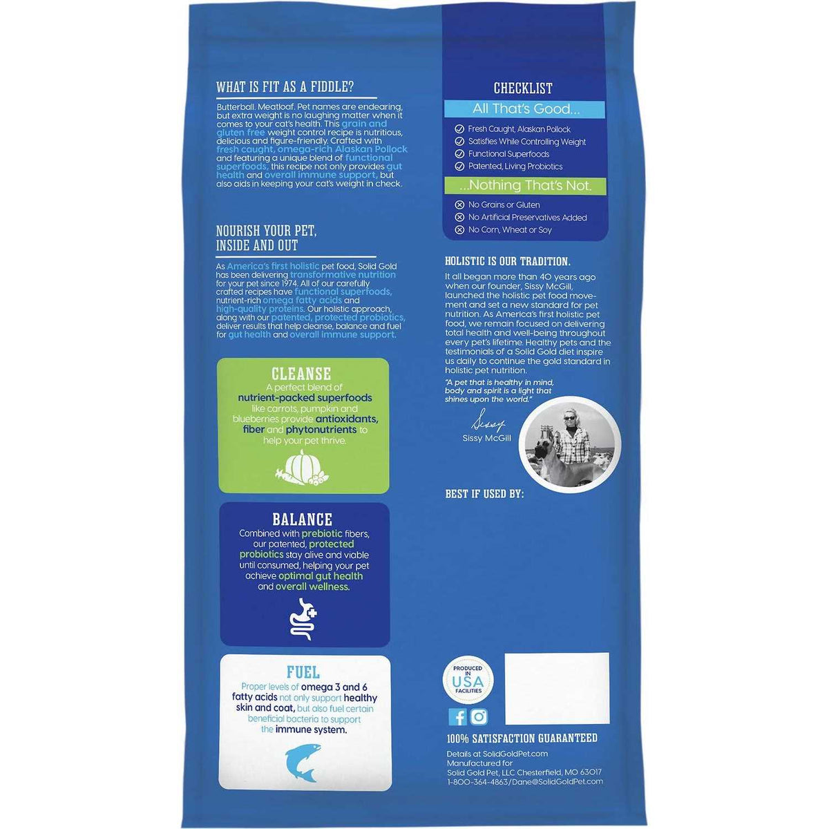 Grain-Free Alaskan Pollock Dry Cat Food D3222