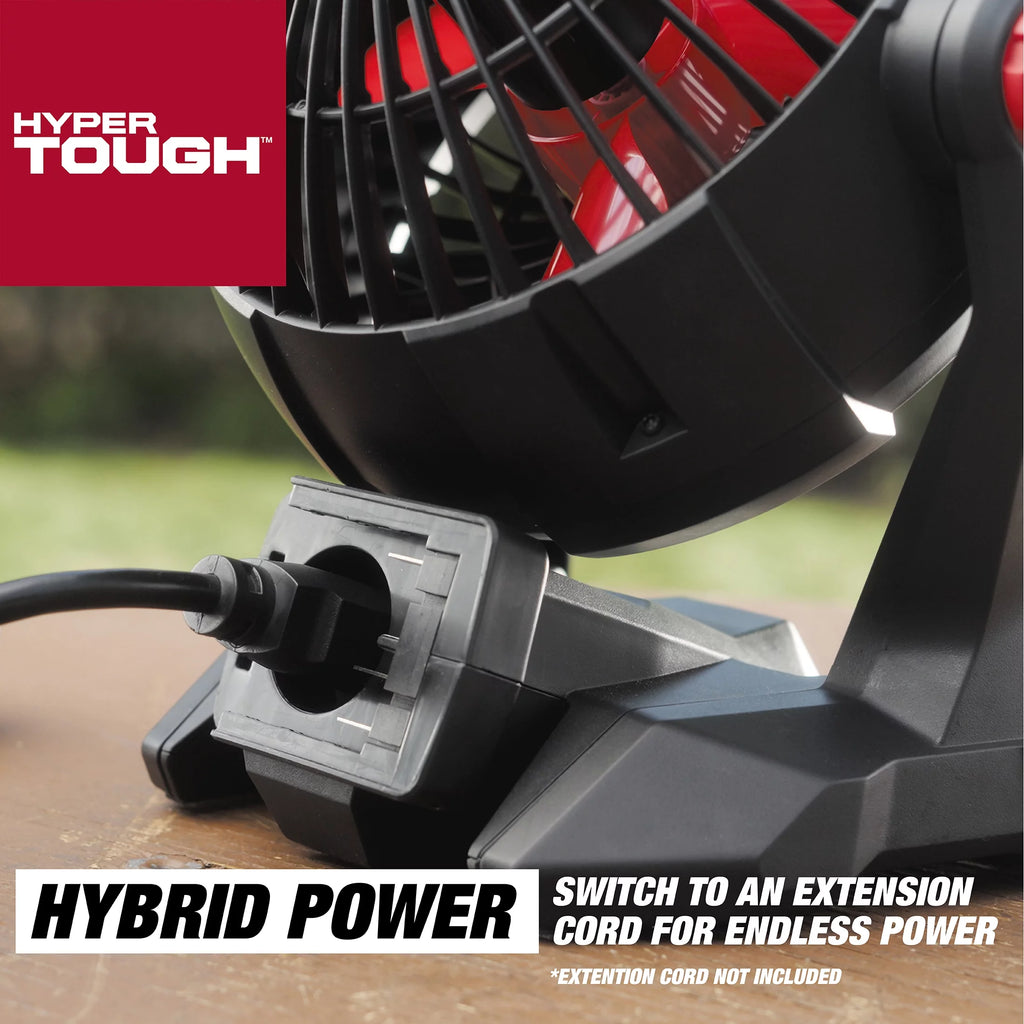 7.5 in. Cordless Fan with 2.0Ah Lithium-Ion Battery F555