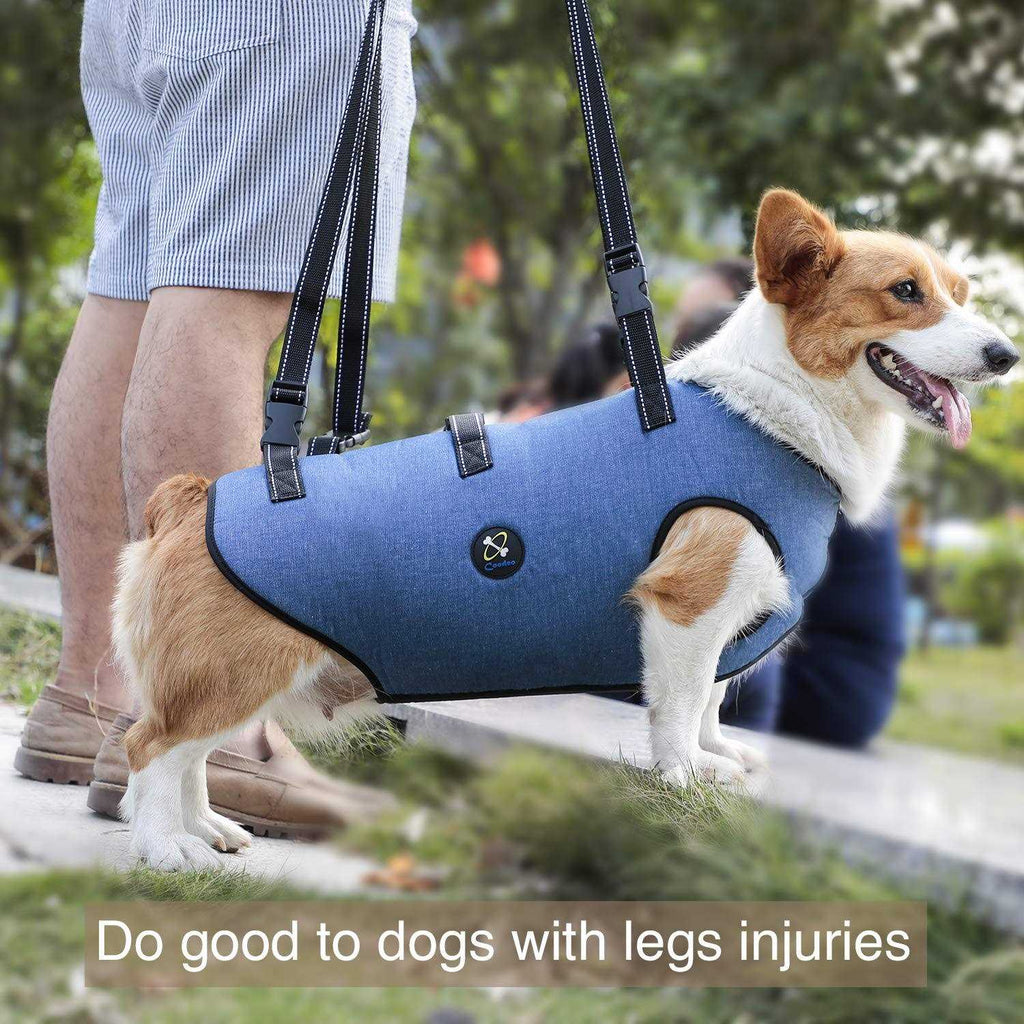 Dog Lift Harness Support Sling Vest Adjustable Breathable B78776
