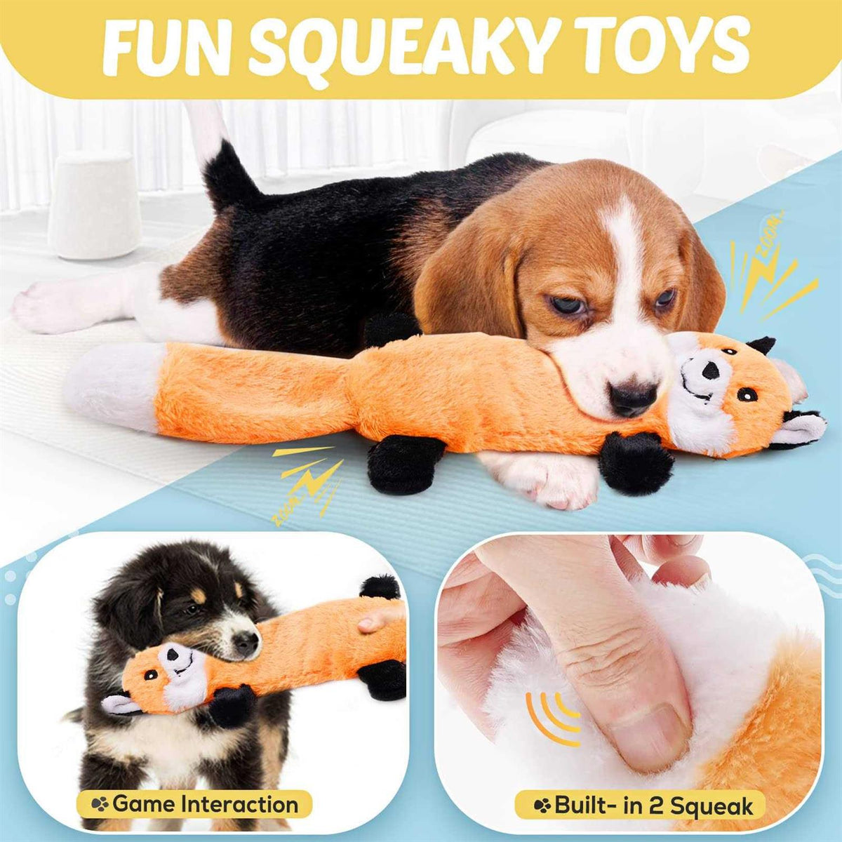 21 Pack Small Dog Chew Toys with Rope Toys Q651523