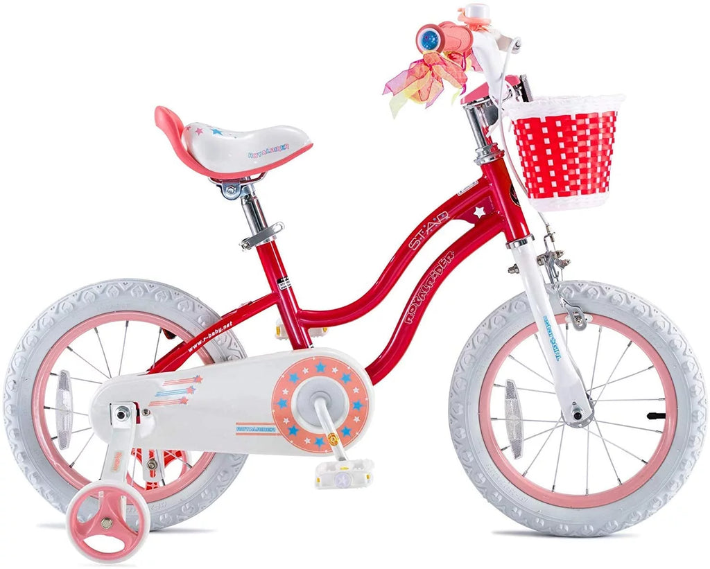 Blue 16 In. Kids Bike with Training Wheels and Basket F956211