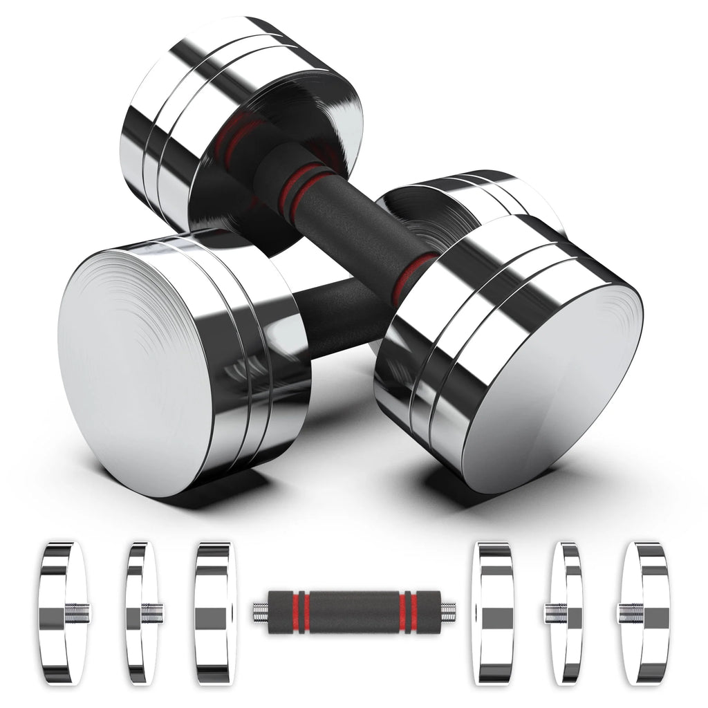 Adjustable Dumbbell Set with Foam Handles W5245