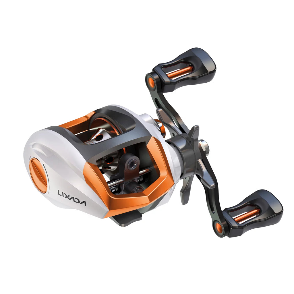 12 + 1 Ball Bearings Baitcasting Fishing Reel with Magnetic Brake B627