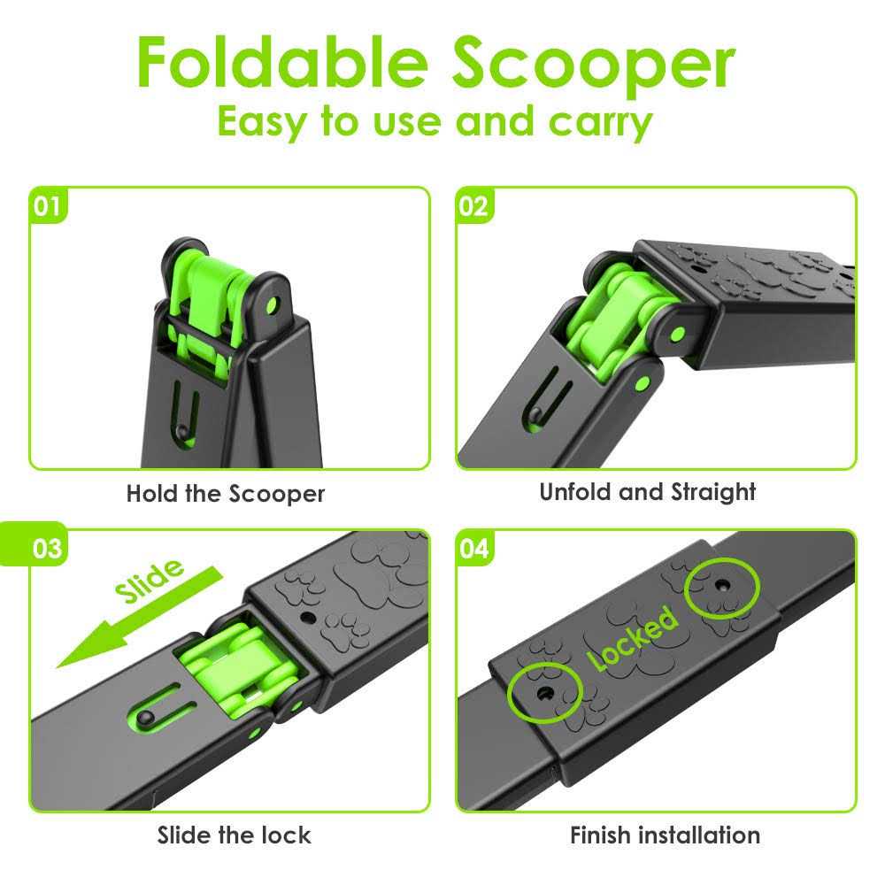 Long Handle Portable Pet Pooper Scooper F4165