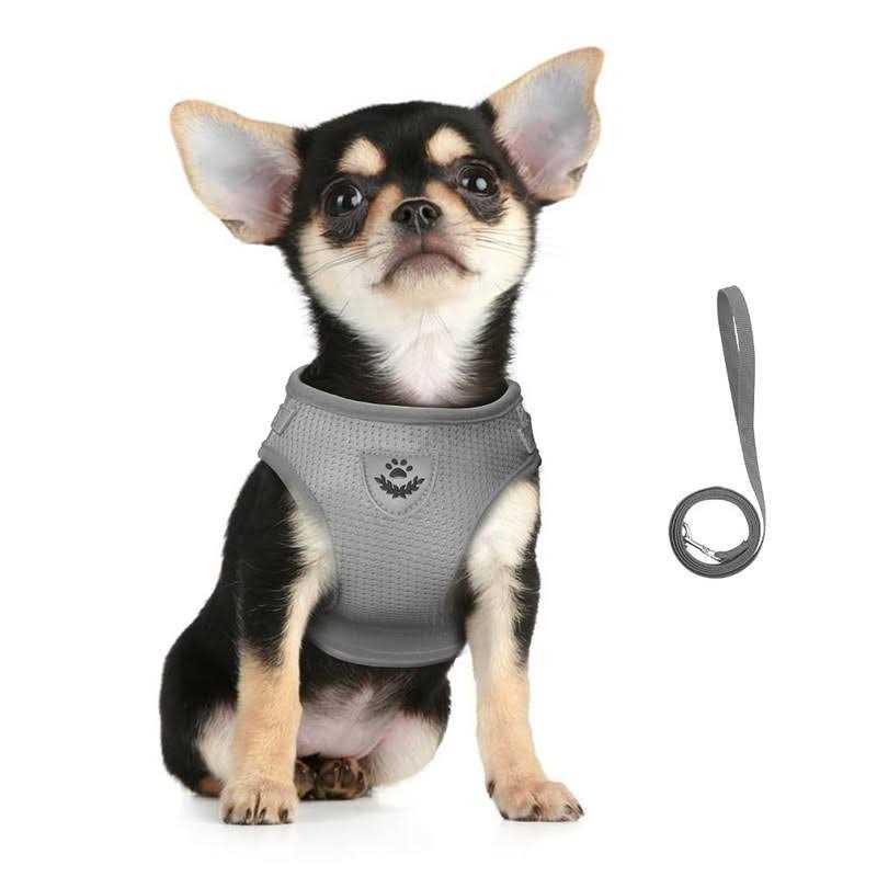 Dog Harness and Leash Set Reflective Adjustable G295026