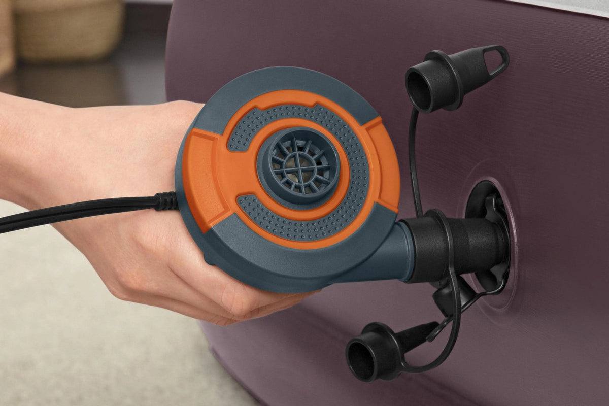 Electric Air Pump Grey and Orange J6376