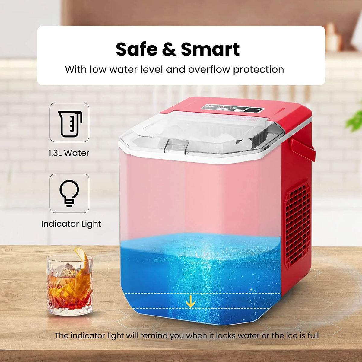 Portable Countertop Ice Maker with Scoop K484