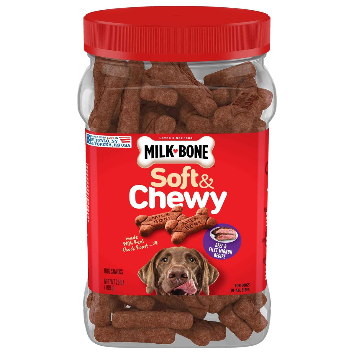 Soft & Chewy Beef Recipe Dog Snacks R737203