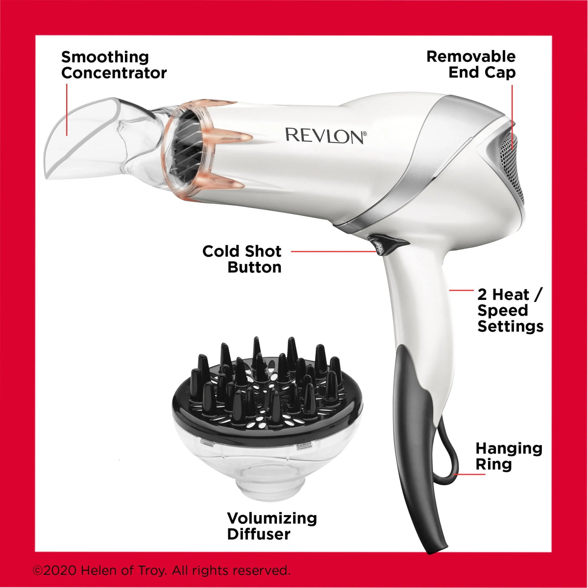 1875W Infrared Ceramic Hair Dryer Q269396