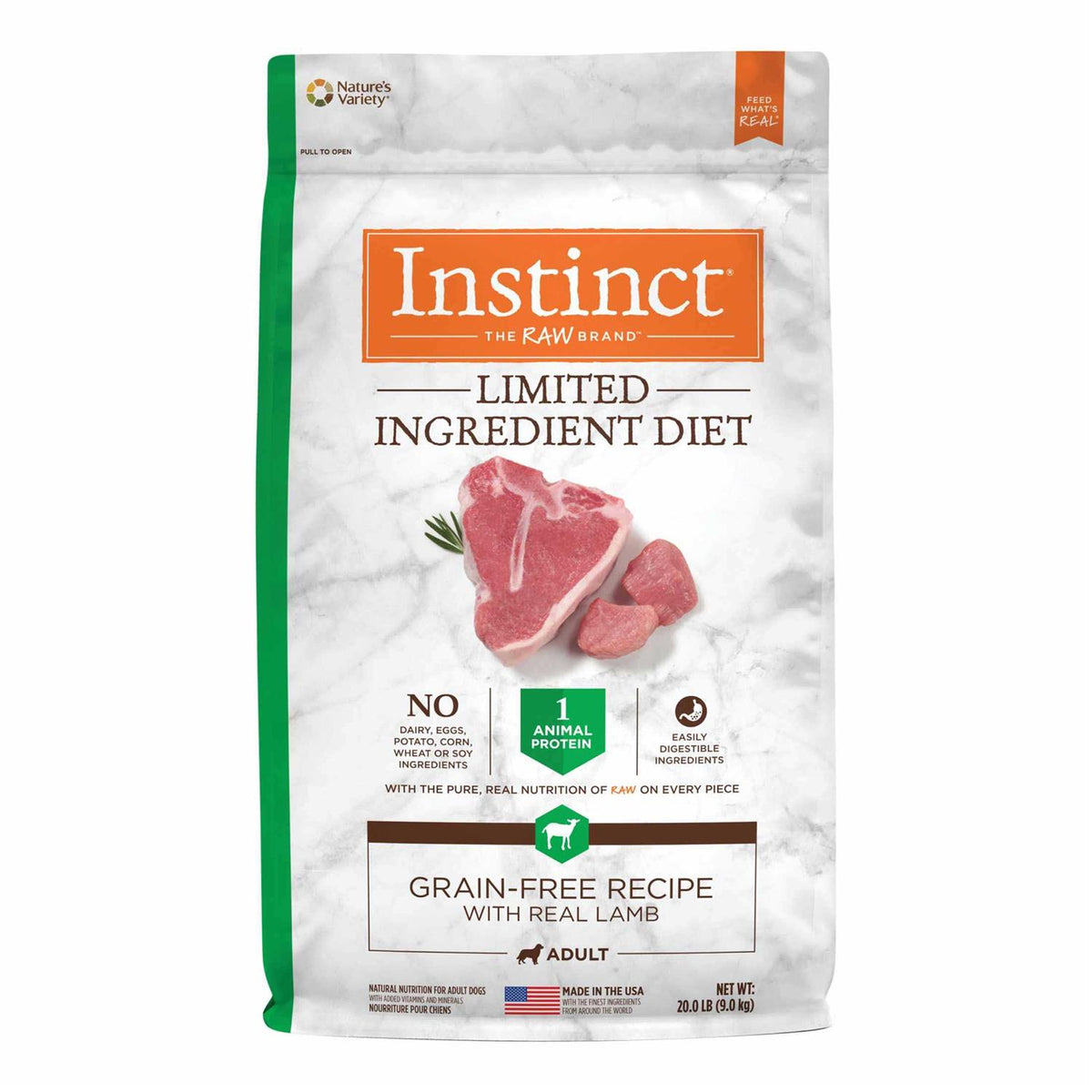 Grain Free Lamb Dry Dog Food M857728