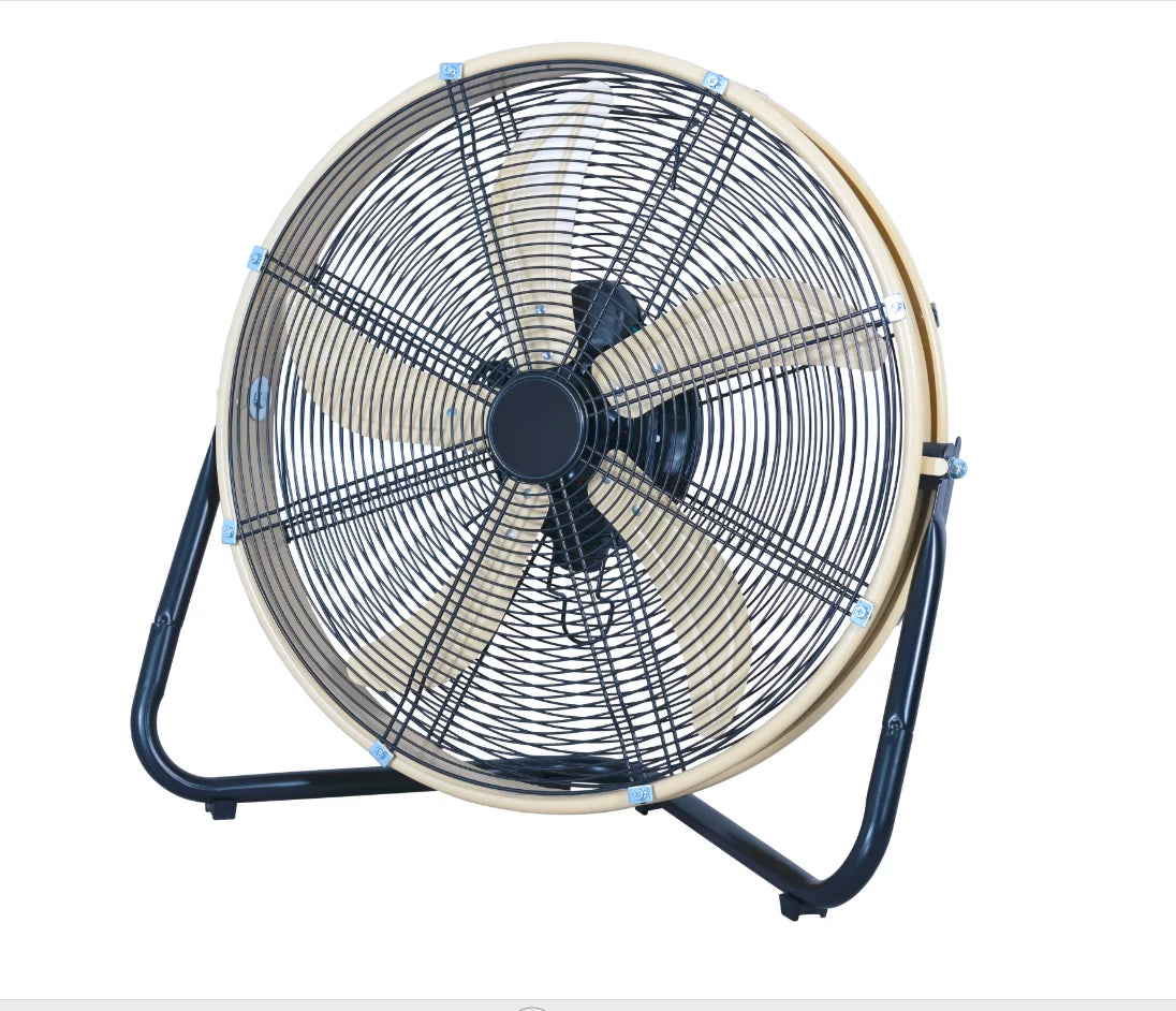 20 inch High Velocity Drum Fan with Wall Mount, Black U622