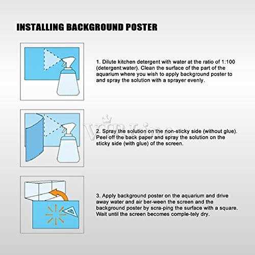Rock Wall Aquarium Background Poster Fish Tank Decor F416918