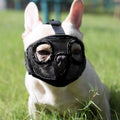 Adjustable Breathable Mesh Short Snout Dog Muzzle V327833