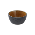 Stoneware Bowl 10cm Black Amber W70823