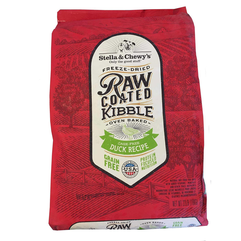 Duck Raw Coated Kibble Dog Food P56670