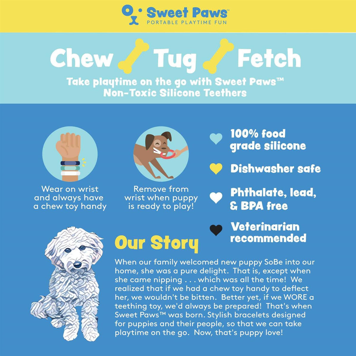 Puppy Teether Chew Toy F870