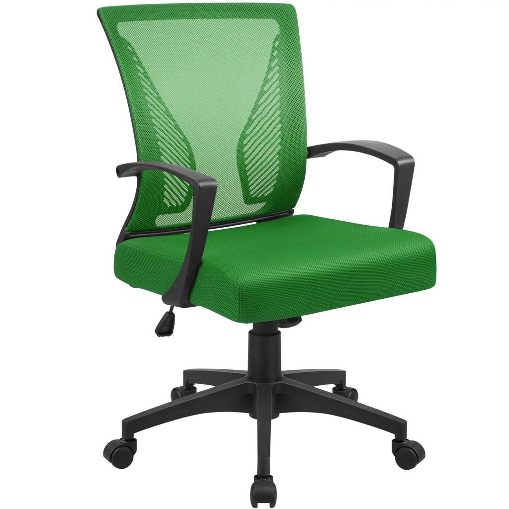 Blue Ergonomic Mesh Office Chair with Armrest R789