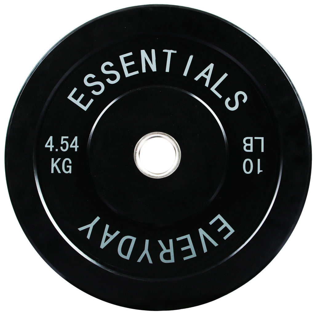 Black 10 lbs Bumper Plate with Steel Hub B580617