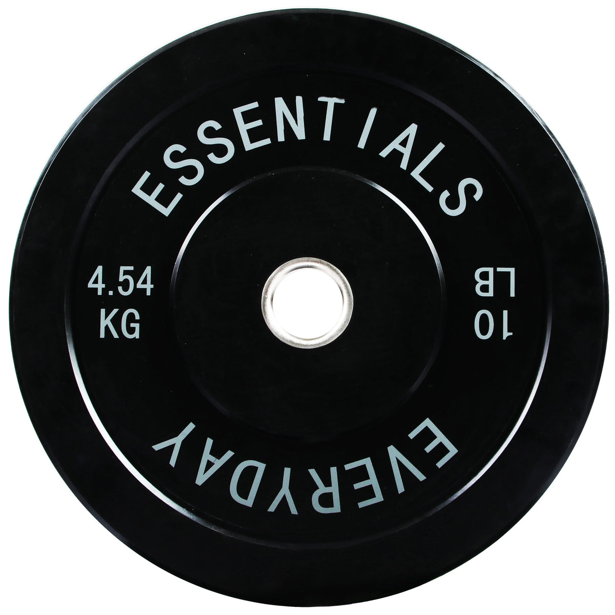 Black 10 lbs Bumper Plate with Steel Hub B580617