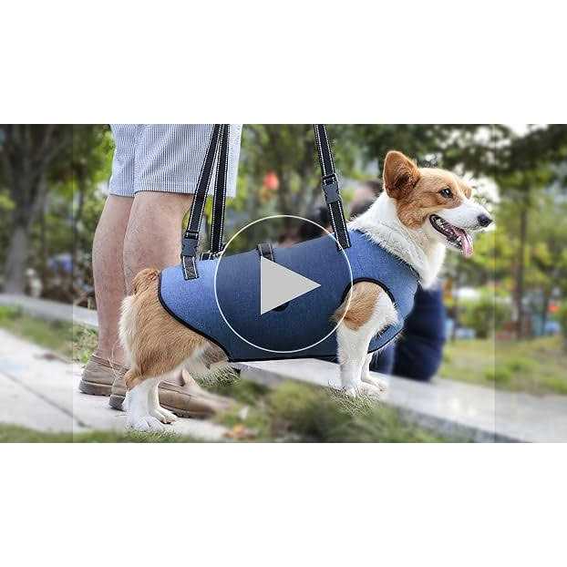 Dog Lift Harness Support Sling Vest Adjustable Breathable B78776
