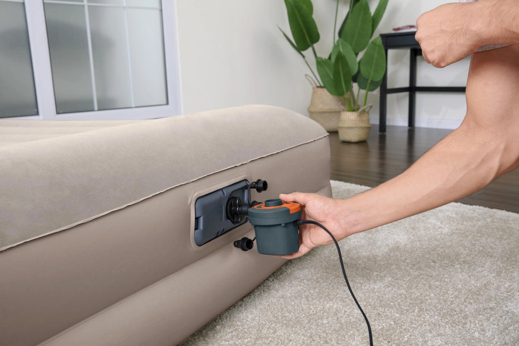 Electric Air Pump Grey and Orange J6376