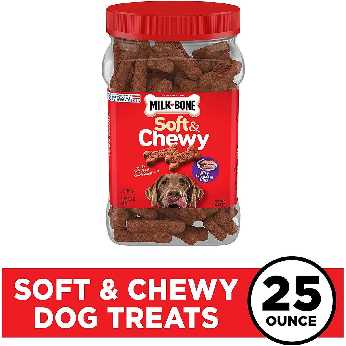 Soft & Chewy Beef Recipe Dog Snacks R737203
