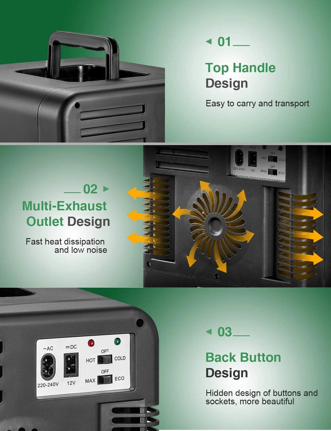 15L Portable Cooler Warmer T430