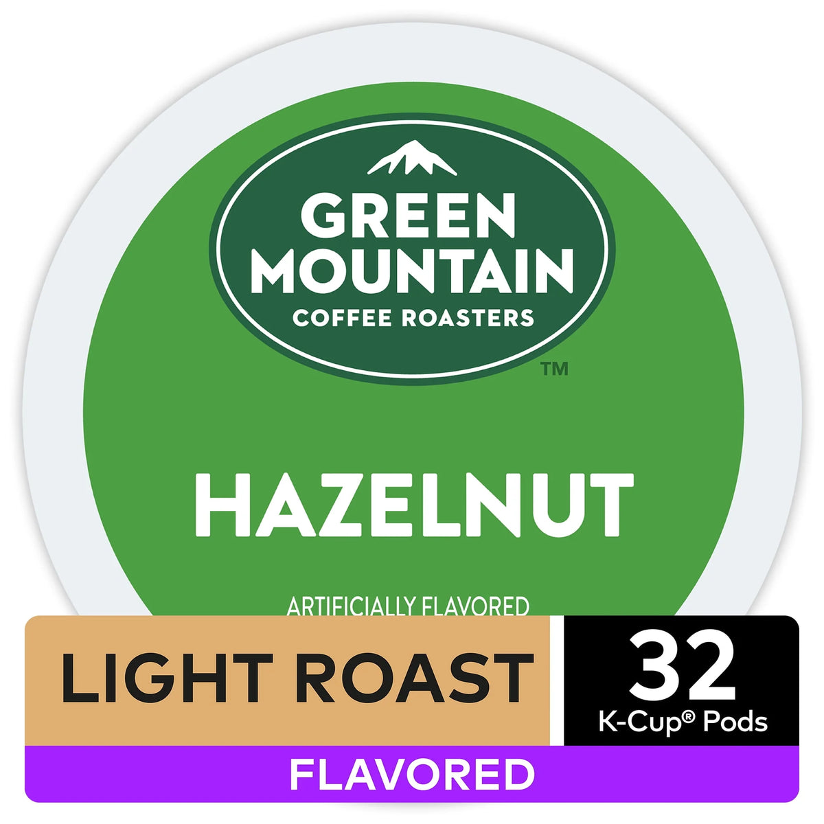 Hazelnut Flavored Light Roast K-Cup Pods 32 Count E94000