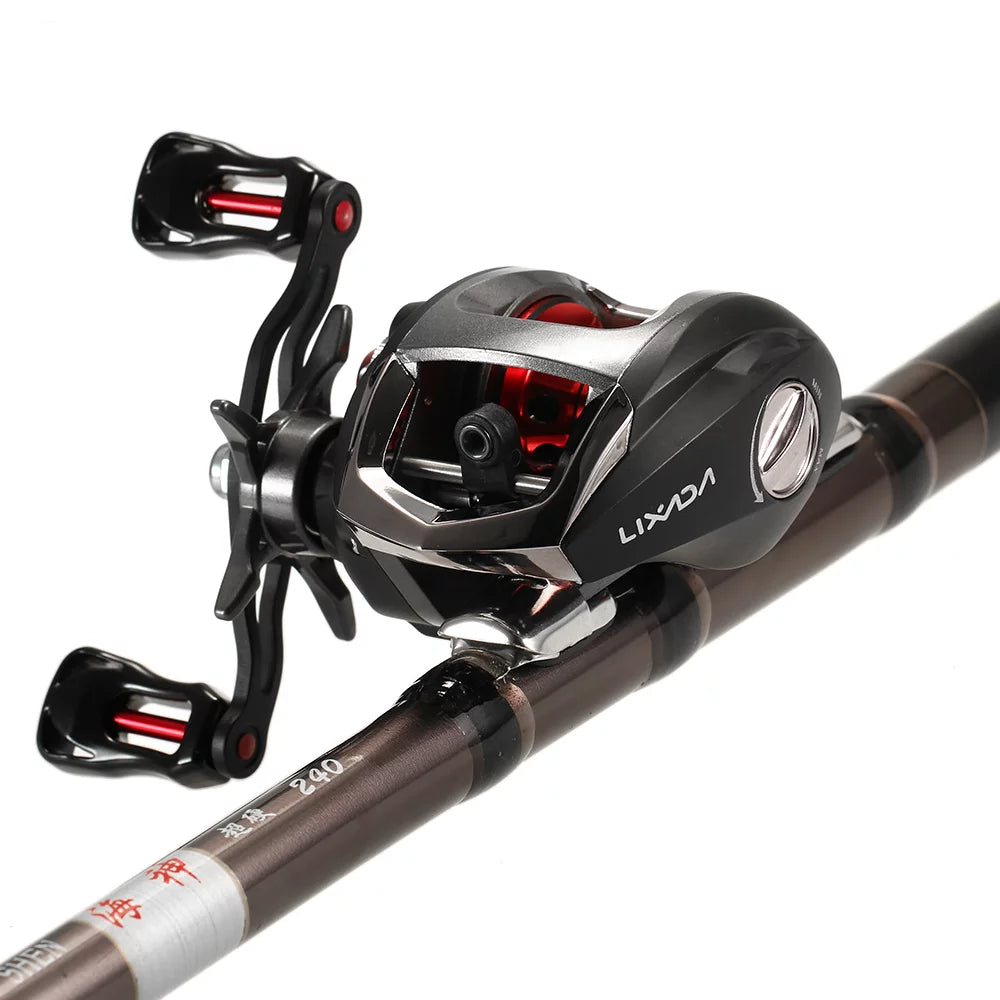 12 + 1 Ball Bearings Baitcasting Fishing Reel with Magnetic Brake B627