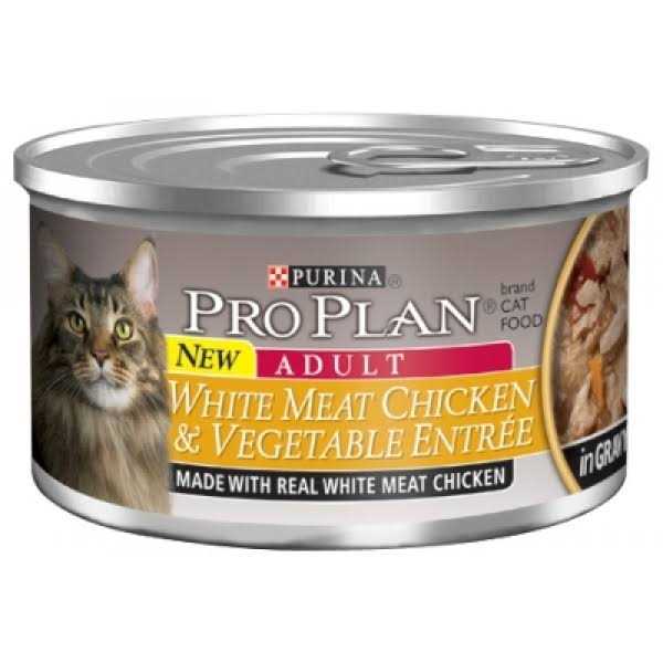 White Meat Chicken & Vegetable Entree in Gravy Cat Food A601106
